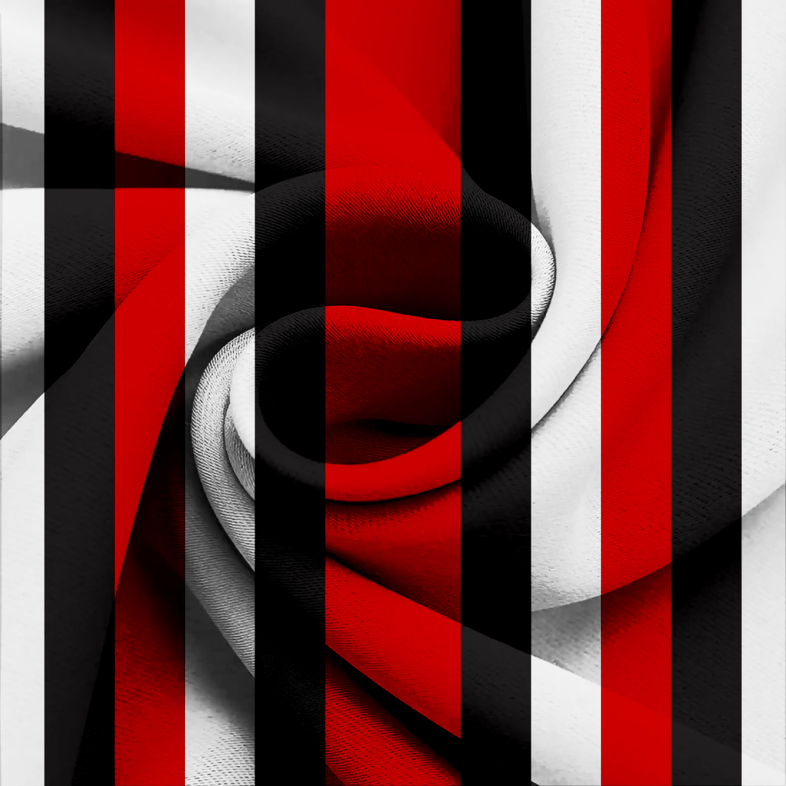 Ткань PAMPA STRIPE GA RED