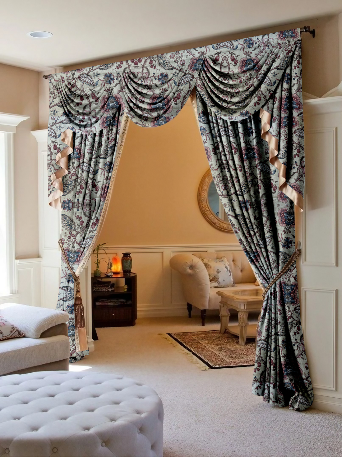 Итальянские шторы из ткани LEICESTER 613 WALNUT
